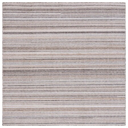 Safavieh 6 x 6 ft. Kilim Flat Weave Square Area Rug Brown & Yellow KLM313T-6SQ